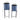 UM VASE BLUE SET/2