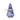 DM MERCURY/SNOW CHRISTMAS TREE 12"