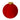 ESFERA VELVET ROJA 55 CM